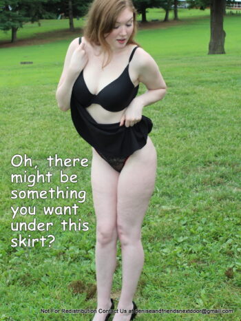 Kaylee’s Black and Red Lace Thong Getting Down on The Farm - Image 5